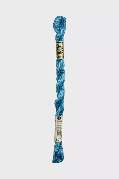 0807 Cotton Pearl #3 Skein 0807 Turquoise Tide – BowerBirdNZ
