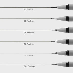 
            
                Load image into Gallery viewer, Winsor &amp;amp; Newton Black Fineliner 0.8mm
            
        