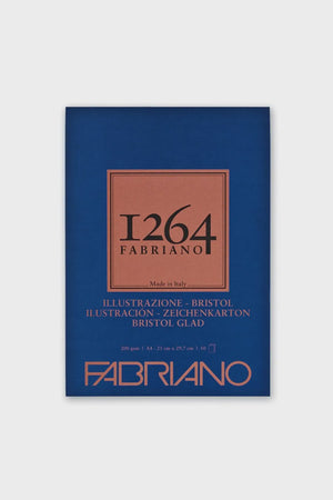 Fabriano 1264 Bristol Pad 200GSM A4 50 Sheets