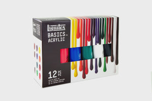 Liquitex Basics Acrylic Set 12pc 118ml