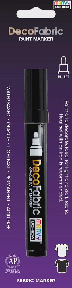 Marvy DecoFabric Marker Black