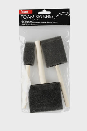 Jasart Foam Brush Set 3PC