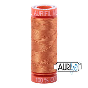 Aurifil 50 Wt 100% Cotton  200m - 5009 Medium Orange