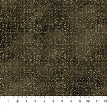 Rayon Grid Dots - Dark Green