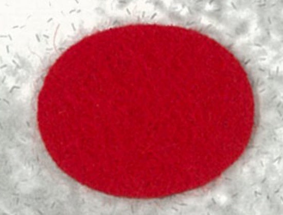 
            
                Load image into Gallery viewer, Wool Blend Felt 12&amp;quot;x9&amp;quot; - Bright Red
            
        