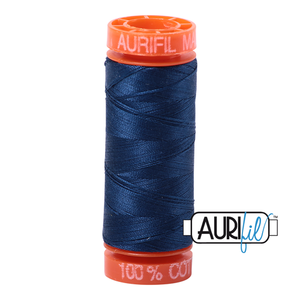 Aurifil 50 Wt 100% Cotton 200m - 2783 Medium Delft Blue