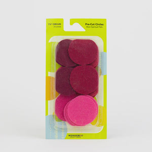 Sue Spargo Pre Cut Wool Circles 1 1/2" Red