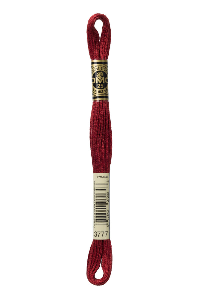 STRANDED COTTON 8M SKEIN Leather Red