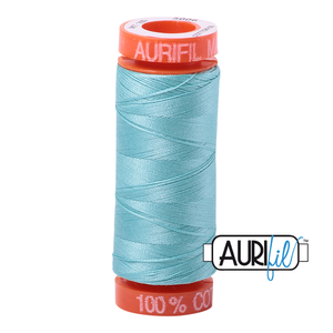 
            
                Load image into Gallery viewer, Aurifil 50 Wt 100% Cotton  200m - 5006 Light Turquoise
            
        