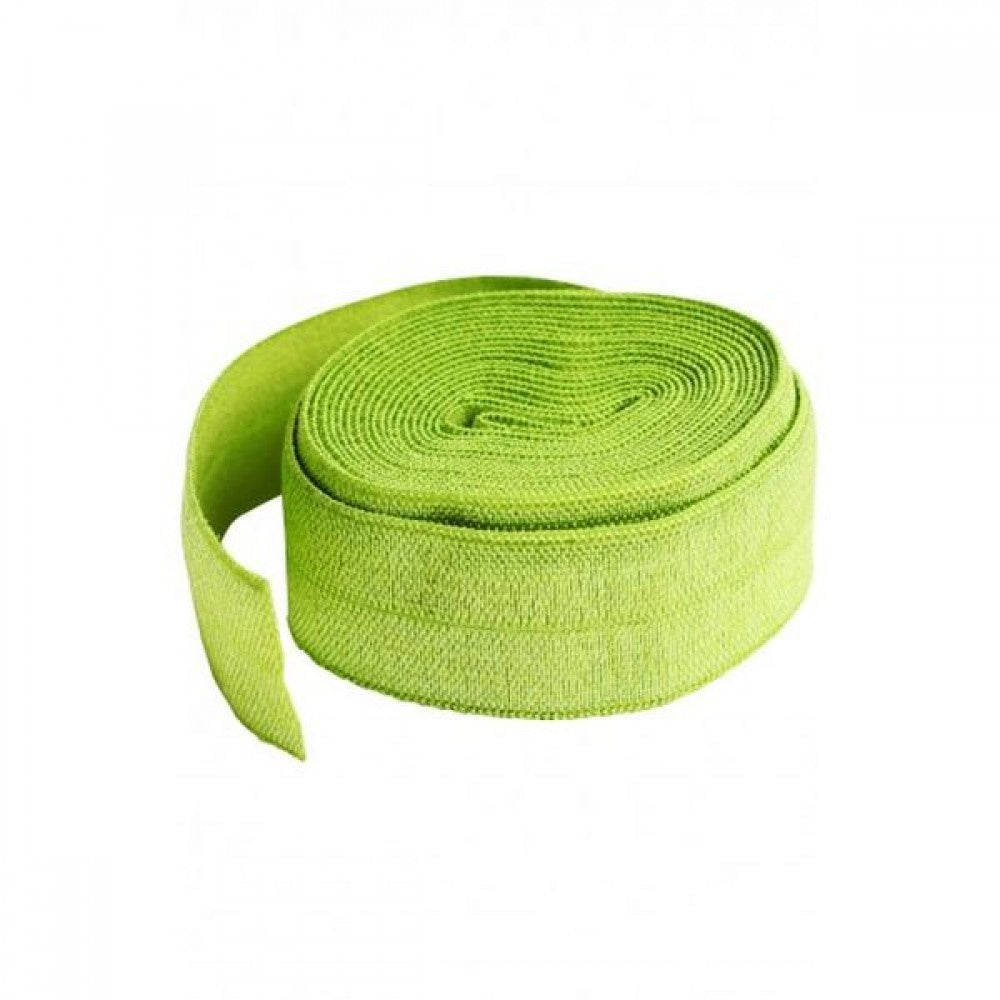 
            
                Load image into Gallery viewer, By Annie Foldover Elastic (20mmx2yd) - Apple Green
            
        