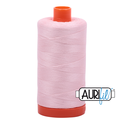 
            
                Load image into Gallery viewer, Aurifil 50 Wt 100% Cotton 1300m - 2410 Pale Pink
            
        