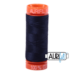 Aurifil 50 Wt 100% Cotton  200m - 2785 Very Dark Navy