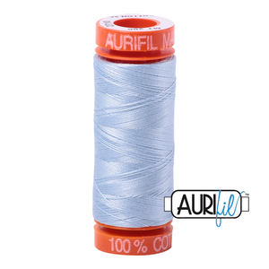 Aurifil 50 Wt 100% Cotton 200m - 2710 Light Robins Egg
