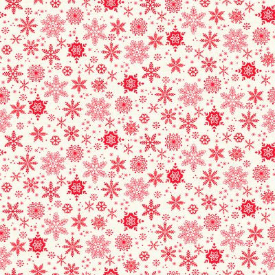 Scandi Snowflakes - Red