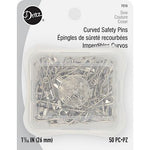 Dritz Curved Safety Pins 26mm - 50 Pins