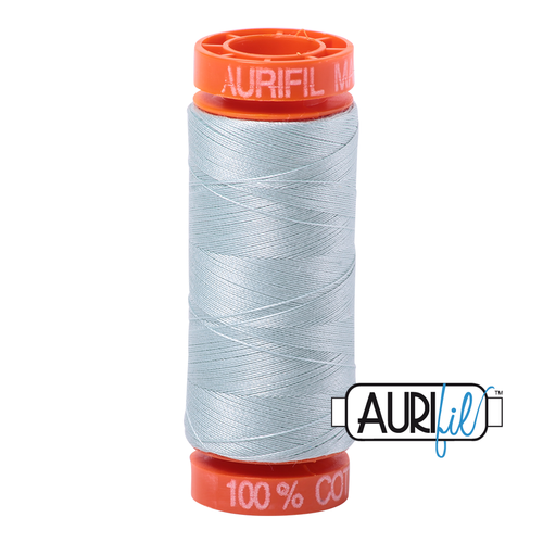 Aurifil 50 Wt 100% Cotton  200m - 5007 Light Grey Blue