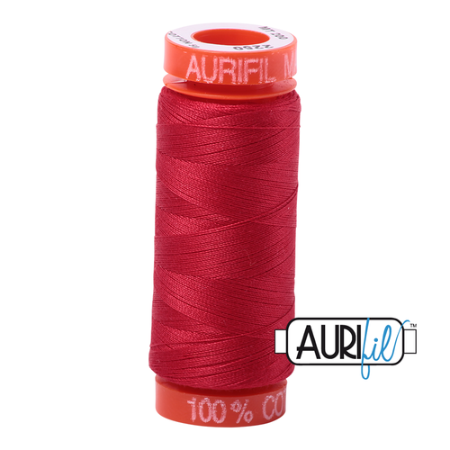 Aurifil 50 Wt 100% Cotton 200m - 2250 Red