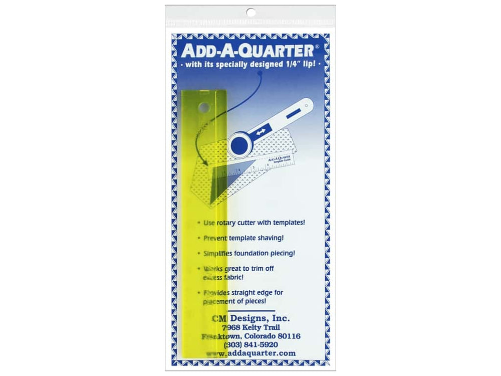 Add-A-Quarter Ruler - 6inch