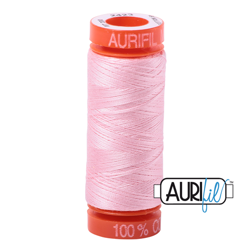 
            
                Load image into Gallery viewer, Aurifil 50 Wt 100% Cotton 200m - 2423 Baby Pink
            
        