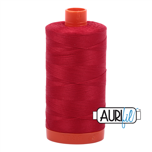 Aurifil 50 Wt 100% Cotton 1300m - 2250 Red