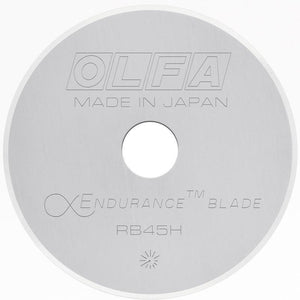 OLFA RB45H-1  Rotary Blade Refill - 45mm Endurance Single Pack