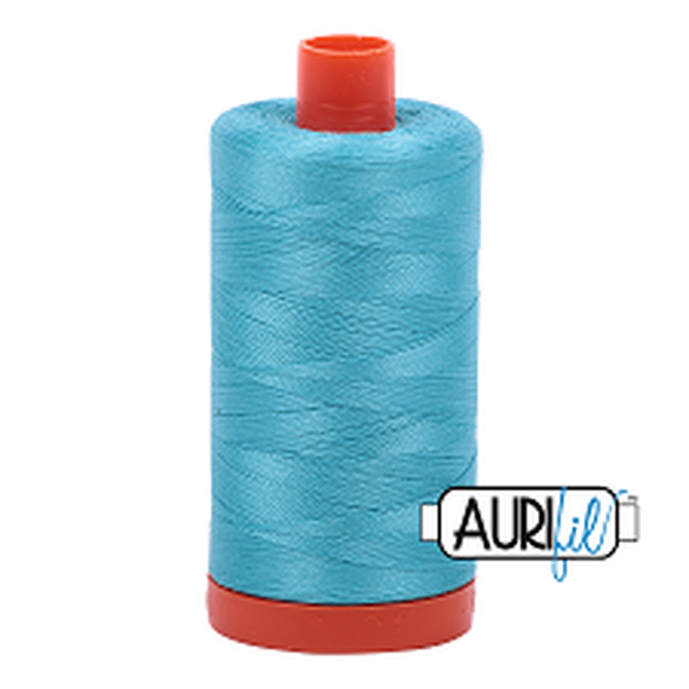 Aurifil 50 Wt 100% Cotton 1300m - 5005 Bright Turquoise