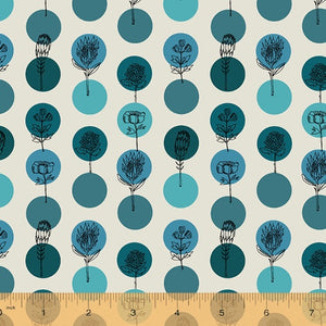 
            
                Load image into Gallery viewer, Jaye Bird Protea Polkas - Turquoise
            
        