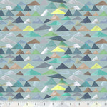 Triangle Rows - Pale Grey