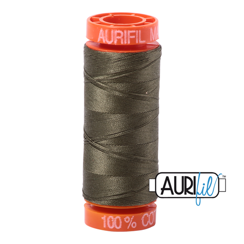 Aurifil 50 Wt 100% Cotton  200m - 2905 Army Green