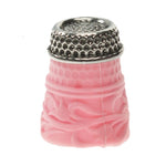Silicone Thimble with Steel Top Pink - Small