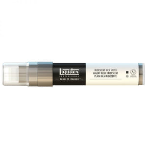 Liquitex Acrylic Marker 2-4mm Iridescent Rich Silver