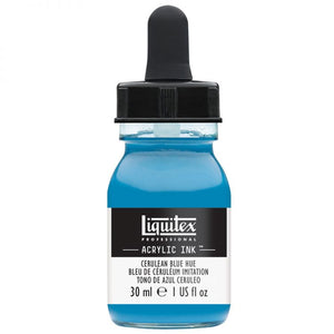 
            
                Load image into Gallery viewer, Liquitex Acrylic Ink 30ml Cerulean Blue Hue
            
        