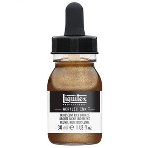 
            
                Load image into Gallery viewer, Liquitex Acrylic Ink 30ml Iridescent Rich Bronze
            
        