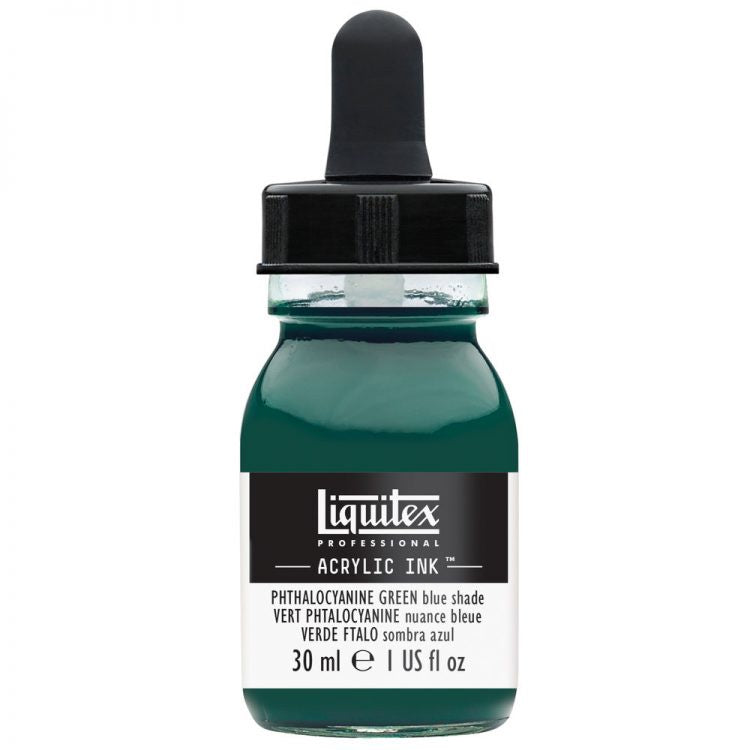 Liquitex Acrylic Ink 30ml Phthalocyanine Green (Blue Shade)