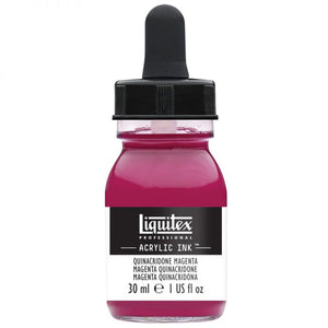 
            
                Load image into Gallery viewer, Liquitex Acrylic Ink 30ml Quinacridone Magenta
            
        