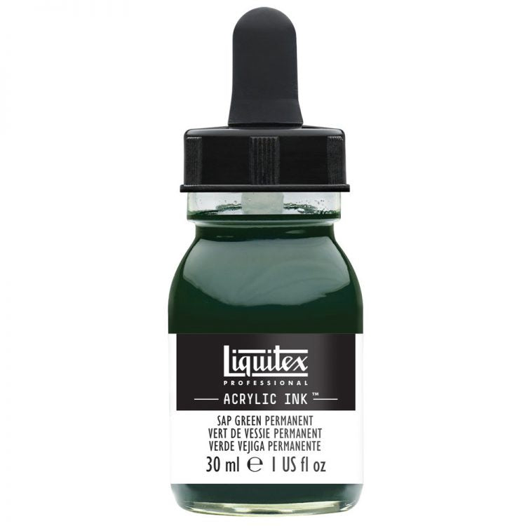 Liquitex Acrylic Ink 30ml Sap Green Permanent