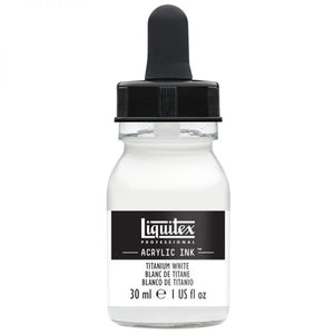 
            
                Load image into Gallery viewer, Liquitex Acrylic Ink 30ml Titanium White
            
        