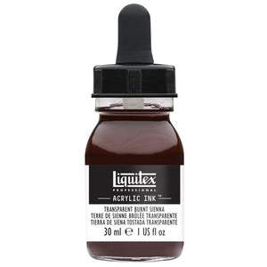 Liquitex Acrylic Ink 30ml Transparent Burnt Sienna