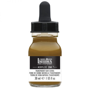 Liquitex Acrylic Ink 30ml Transparent Raw Sienna