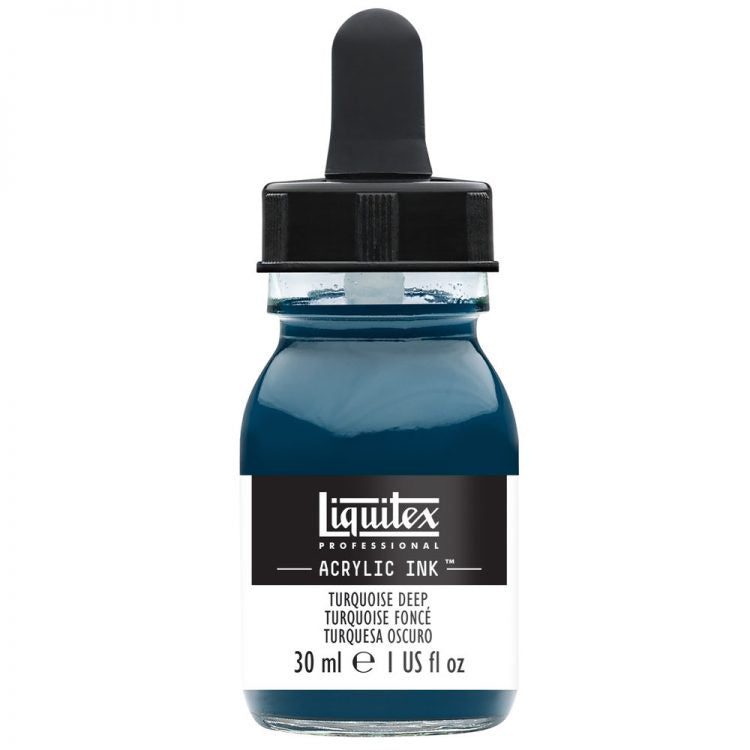 Liquitex Acrylic Ink 30ml Turquoise Deep