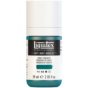Liquitex Soft Body Acrylic 59ml Cobalt Turquoise