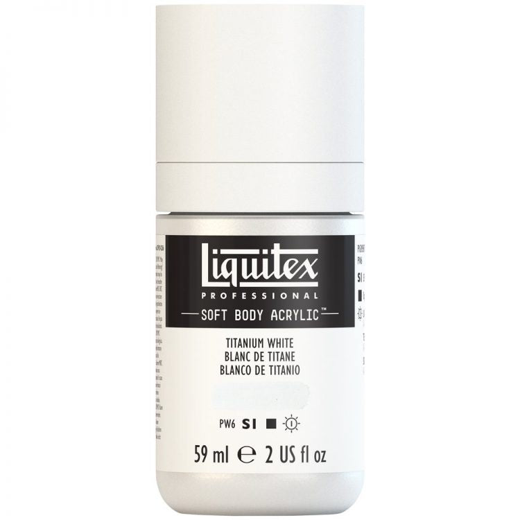 Liquitex Soft Body Acrylic 59ml Titanium White