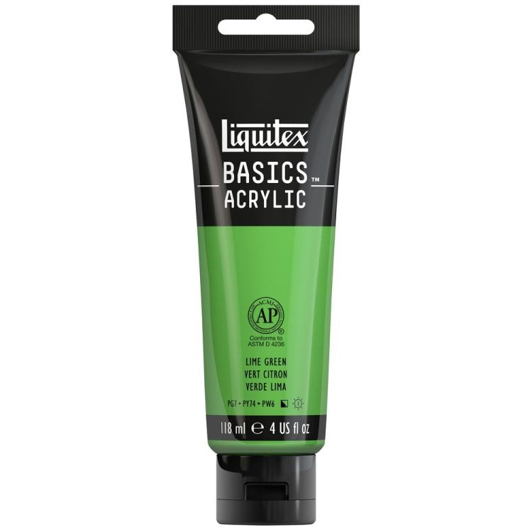 
            
                Load image into Gallery viewer, Liquitex Basics Acrylic 118ml Lime Green
            
        