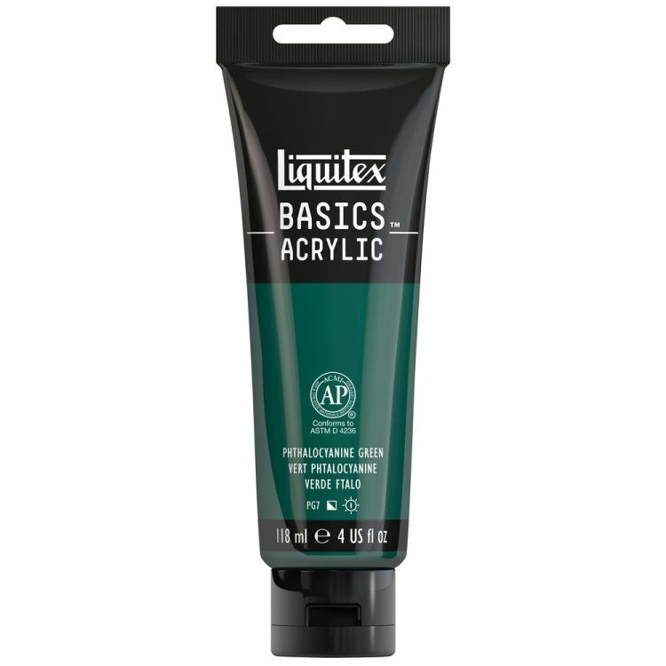 Liquitex Basics Acrylic 118ml Phthalocyanine Green