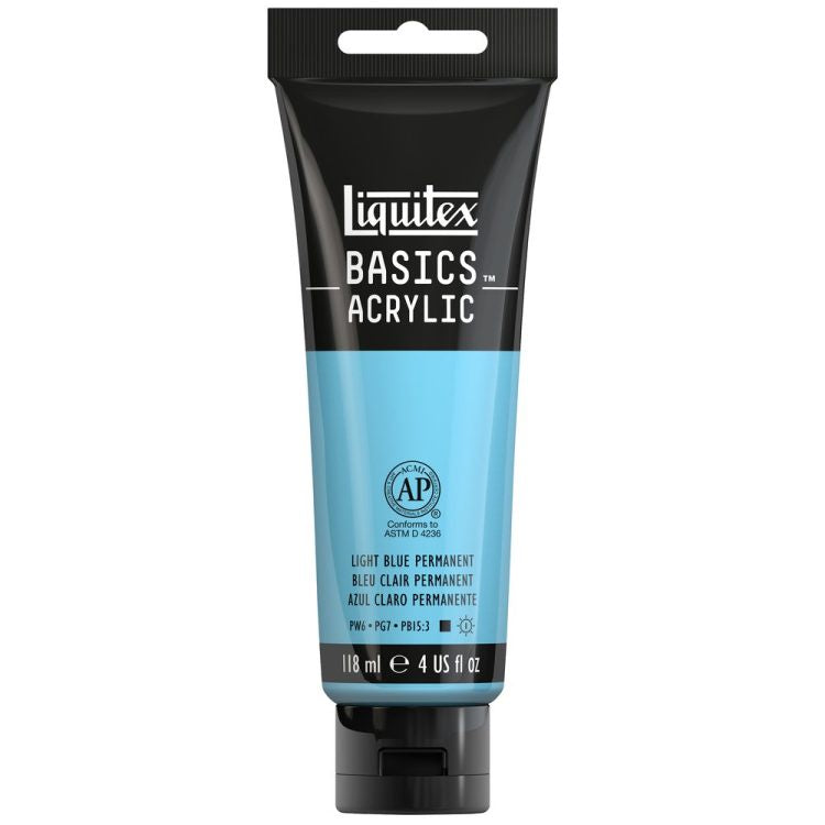 Liquitex Basics Acrylic 118ml Light Blue Permanent