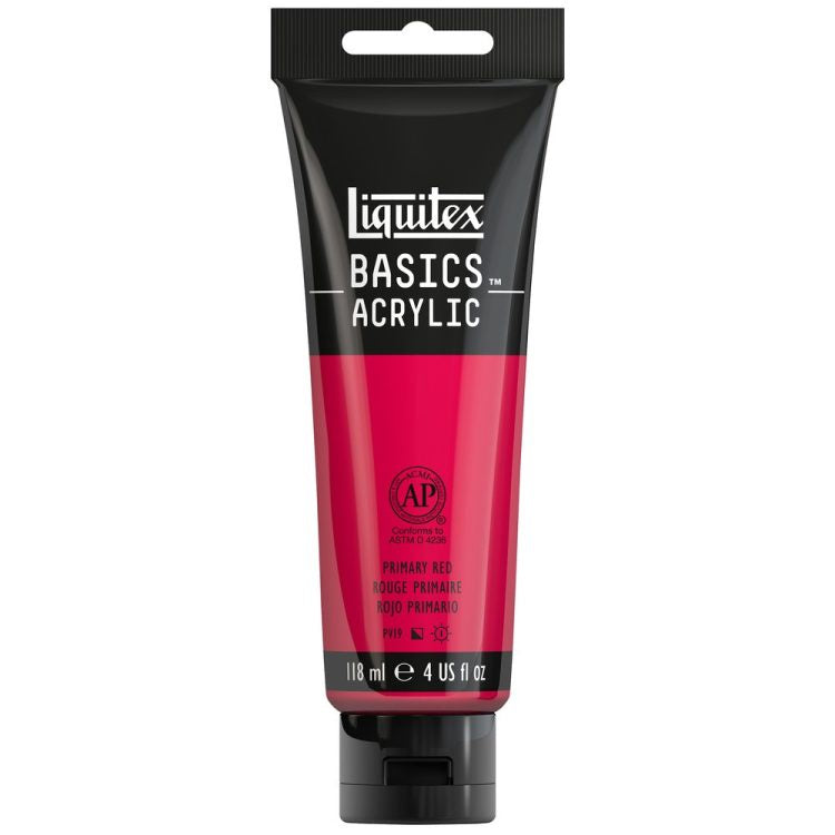 Liquitex Basics Acrylic 118ml Primary Red