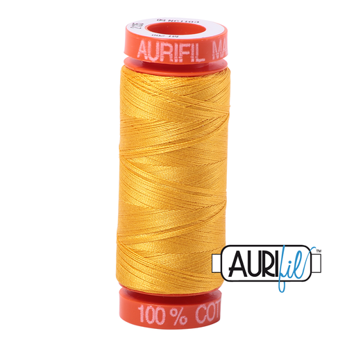 
            
                Load image into Gallery viewer, Aurifil 50 Wt 100% Cotton 200m - 2135 Yellow
            
        