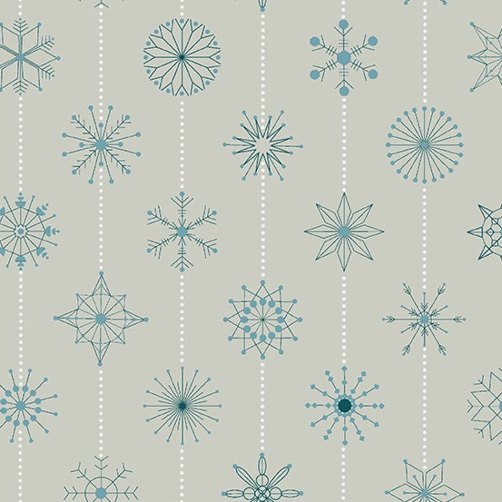 Natale Snowflakes- Grigio