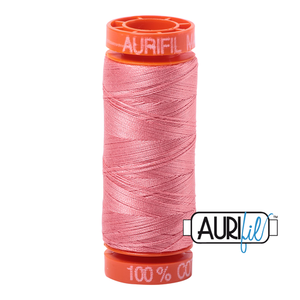 Aurifil 50 Wt 100% Cotton 200m - 2435 Peachy Pink
