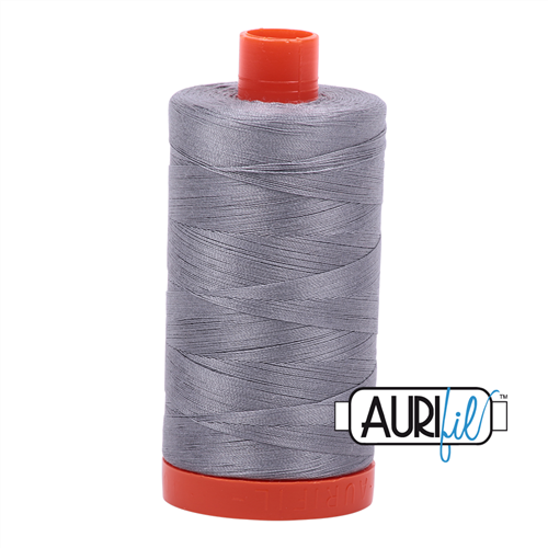 Aurifil 50 Wt 100% Cotton 1300m - 2605 Grey